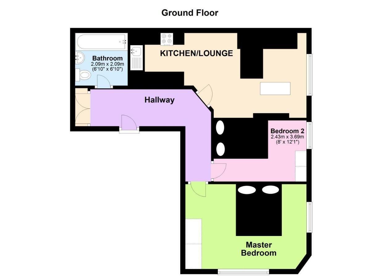 Holden Court Apartments - Apt 3 West Drayton  ภายนอก รูปภาพ